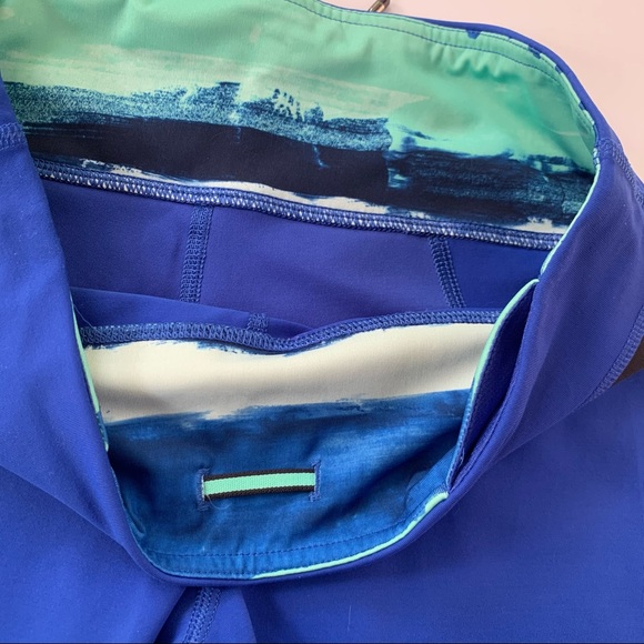 Lululemon Run Inspire Crop II (Mesh) Harbor Blue 6 - Picture 12 of 15